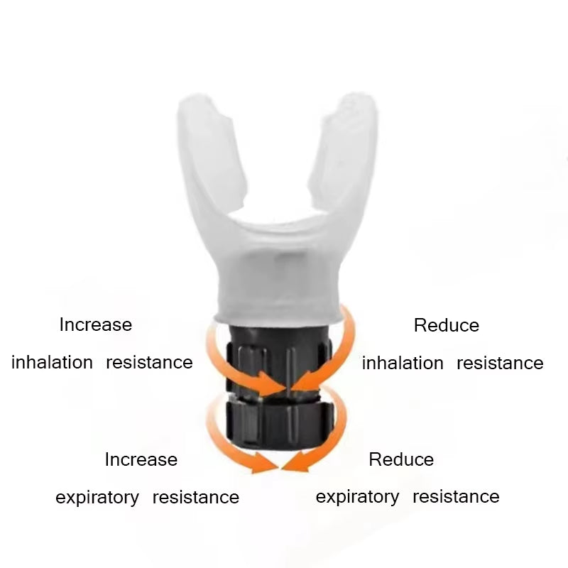 Breathing Trainer Lung Respirator Fitness Equipment Respiratory Silicone High Altitude Training Outdoor Expiratory Exercise Tool